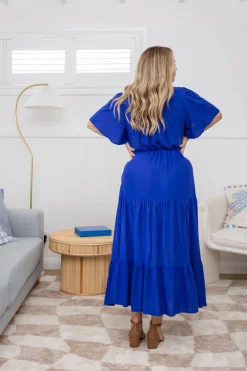 Proud Poppy Clothing Bonnie Maxi Dress in Royal Blue RoyalBlue Clearance
