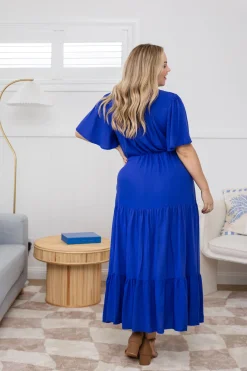Proud Poppy Clothing Bonnie Maxi Dress in Royal Blue RoyalBlue Clearance
