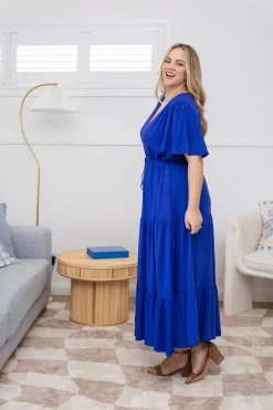Proud Poppy Clothing Bonnie Maxi Dress in Royal Blue RoyalBlue Clearance