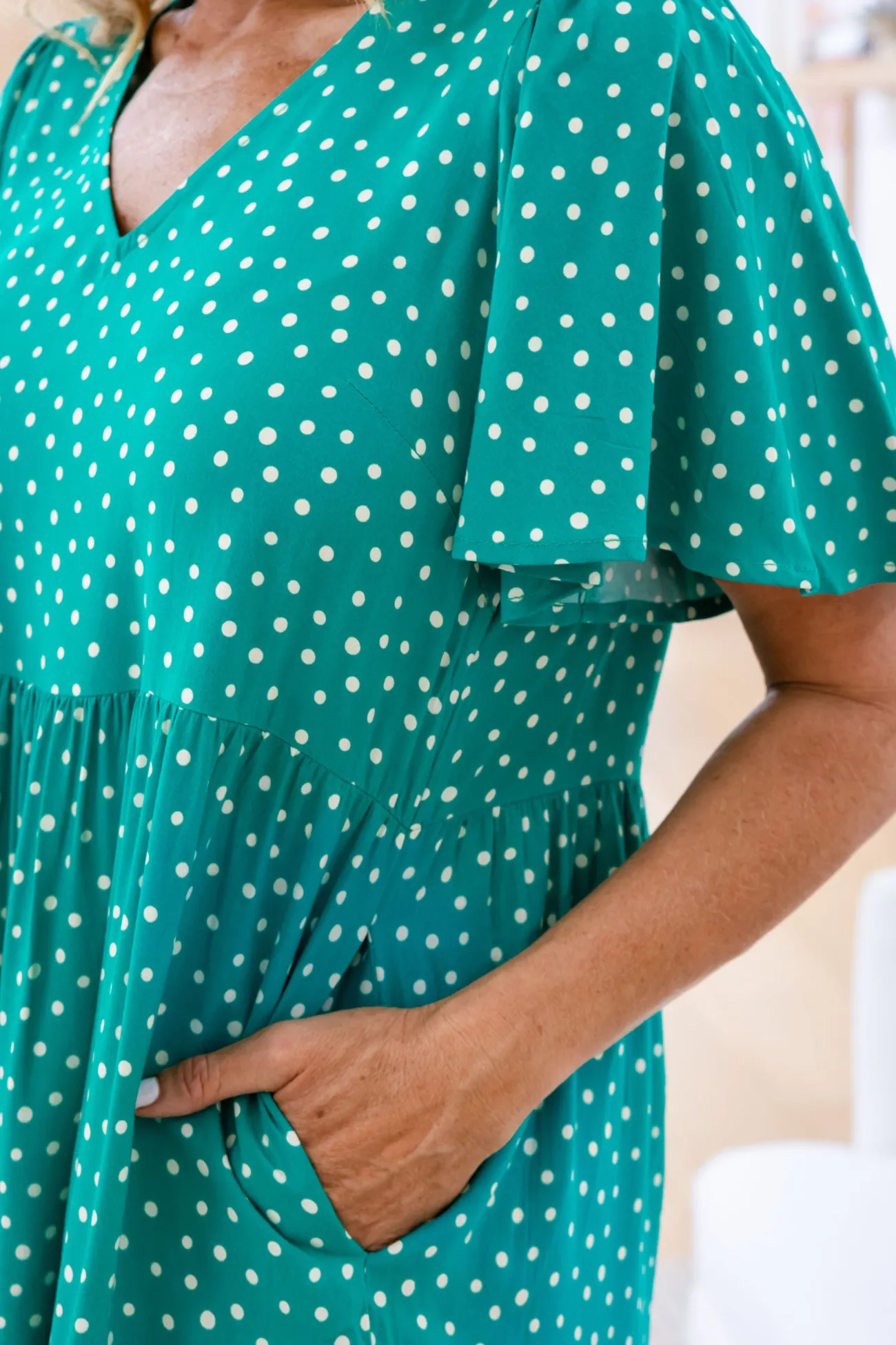 Proud Poppy Clothing Brianna Dress in Green Clearance