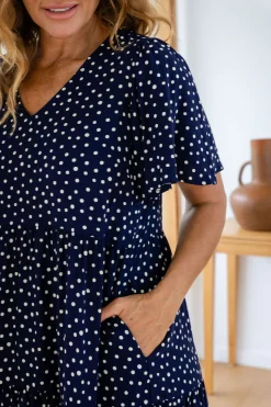 Proud Poppy Clothing Brianna Dress in Navy Online