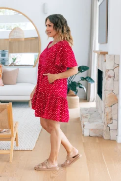 Proud Poppy Clothing Brianna Dress in Red Sale