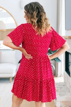 Proud Poppy Clothing Brianna Dress in Red Sale