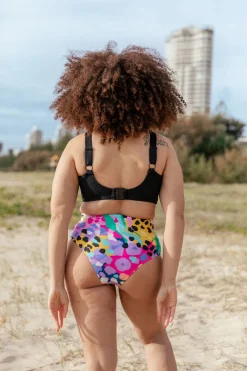 Proud Poppy Clothing Burleigh Bikini Top in Black Hot