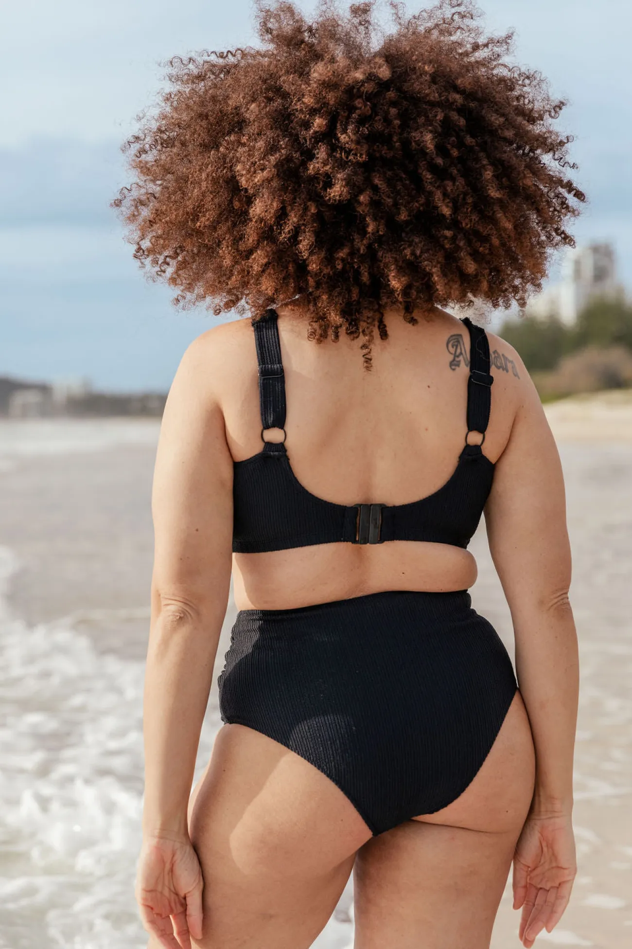 Proud Poppy Clothing Burleigh Bikini Top in Black Hot