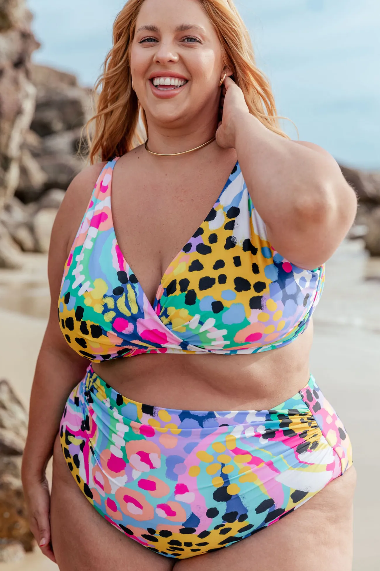 Proud Poppy Clothing Burleigh Bikini Top in Kasey Swim by Kasey Rainbow Fashion