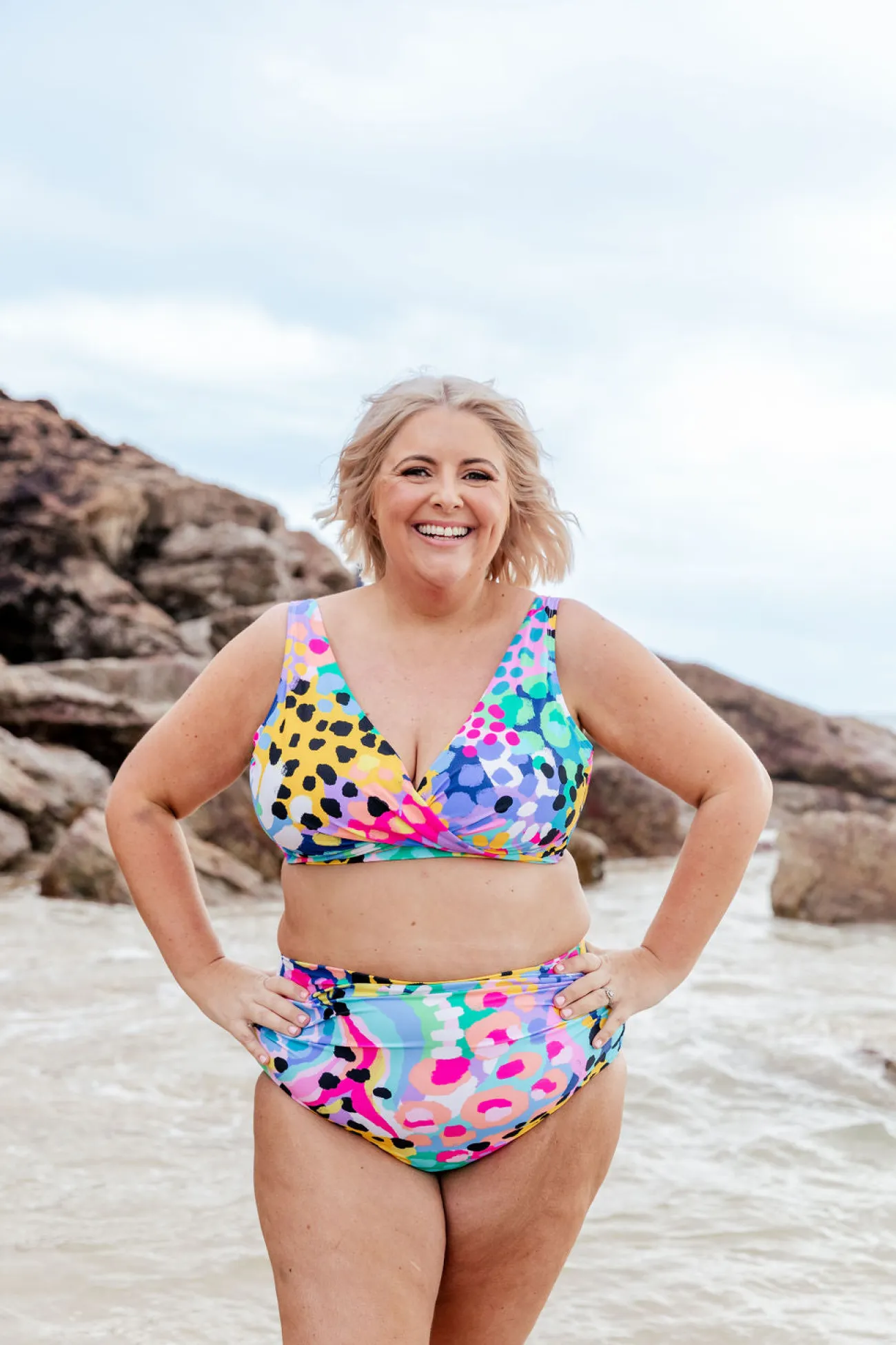 Proud Poppy Clothing Burleigh Bikini Top in Kasey Swim by Kasey Rainbow Fashion