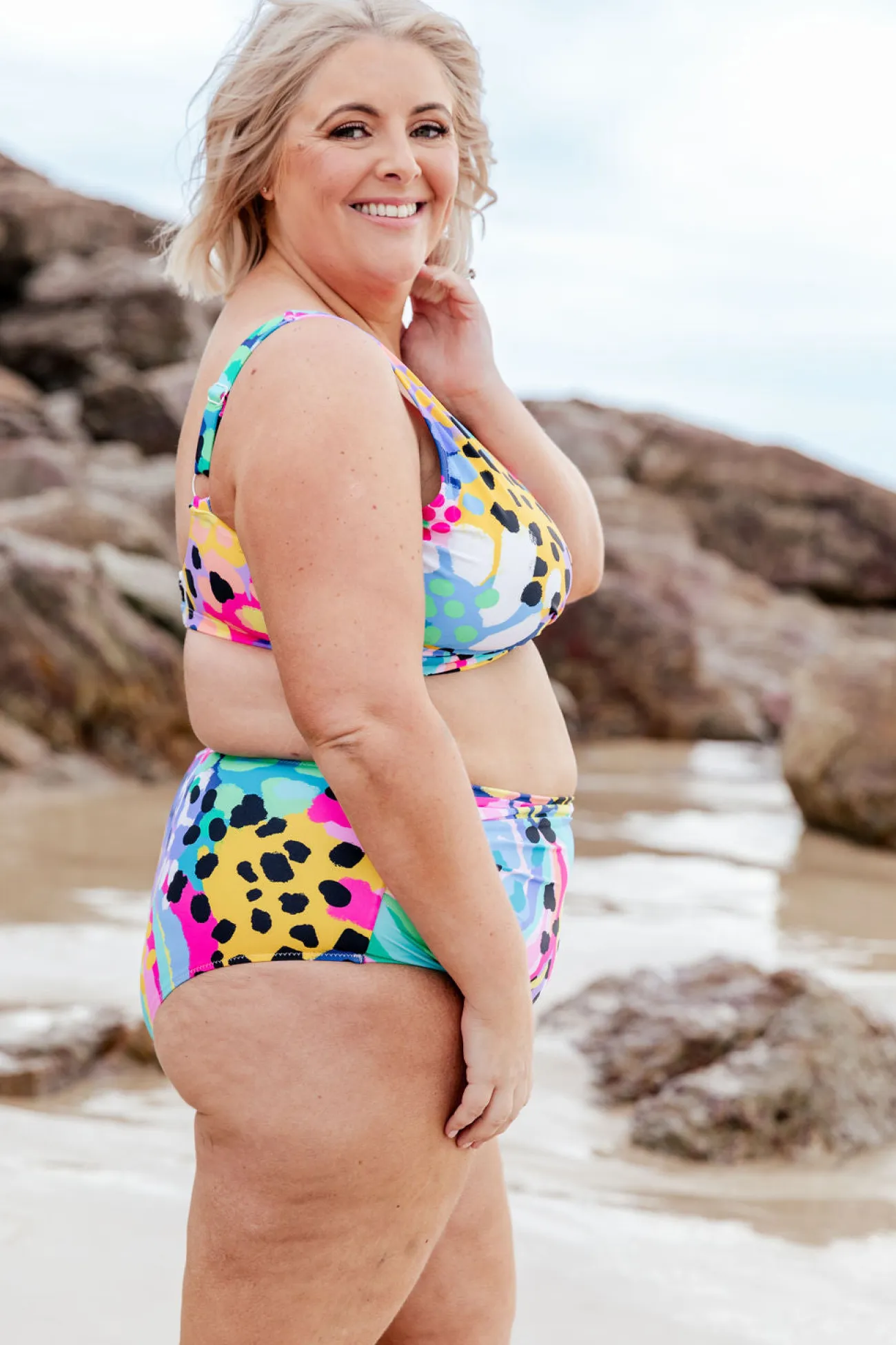 Proud Poppy Clothing Burleigh Bikini Top in Kasey Swim by Kasey Rainbow Fashion