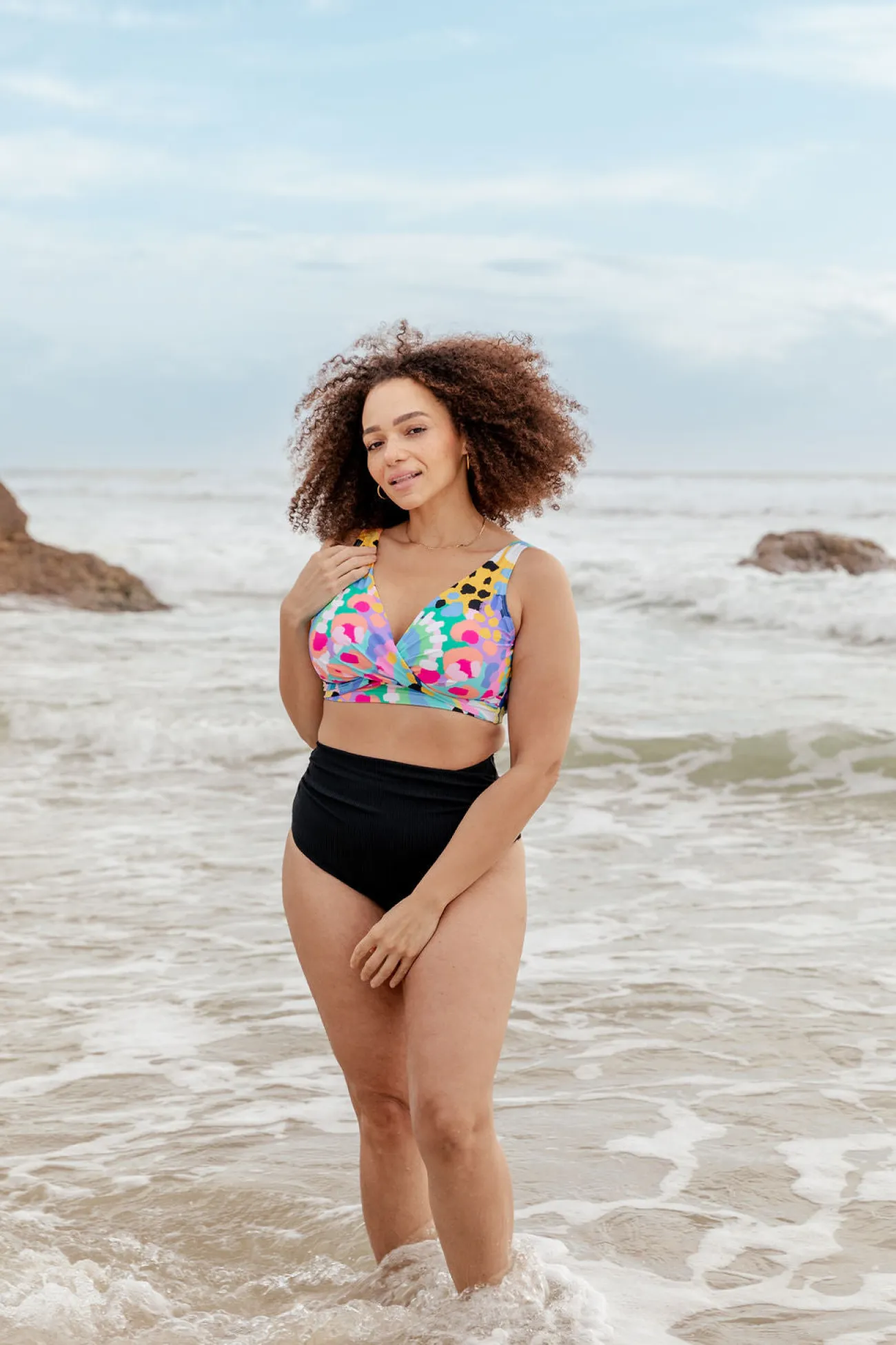 Proud Poppy Clothing Burleigh Bikini Top in Kasey Swim by Kasey Rainbow Fashion