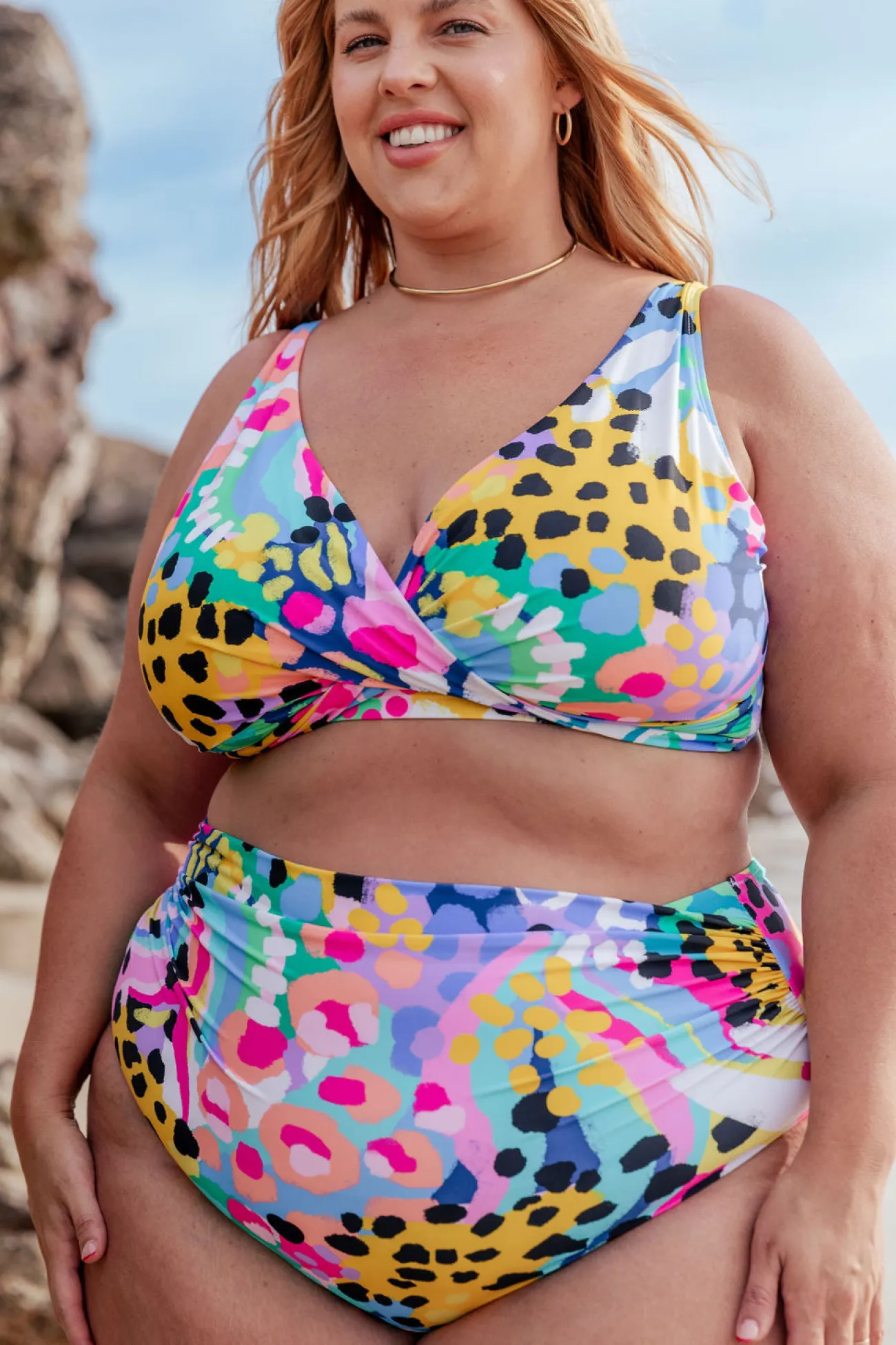 Proud Poppy Clothing Burleigh Bikini Top in Kasey Swim by Kasey Rainbow Fashion