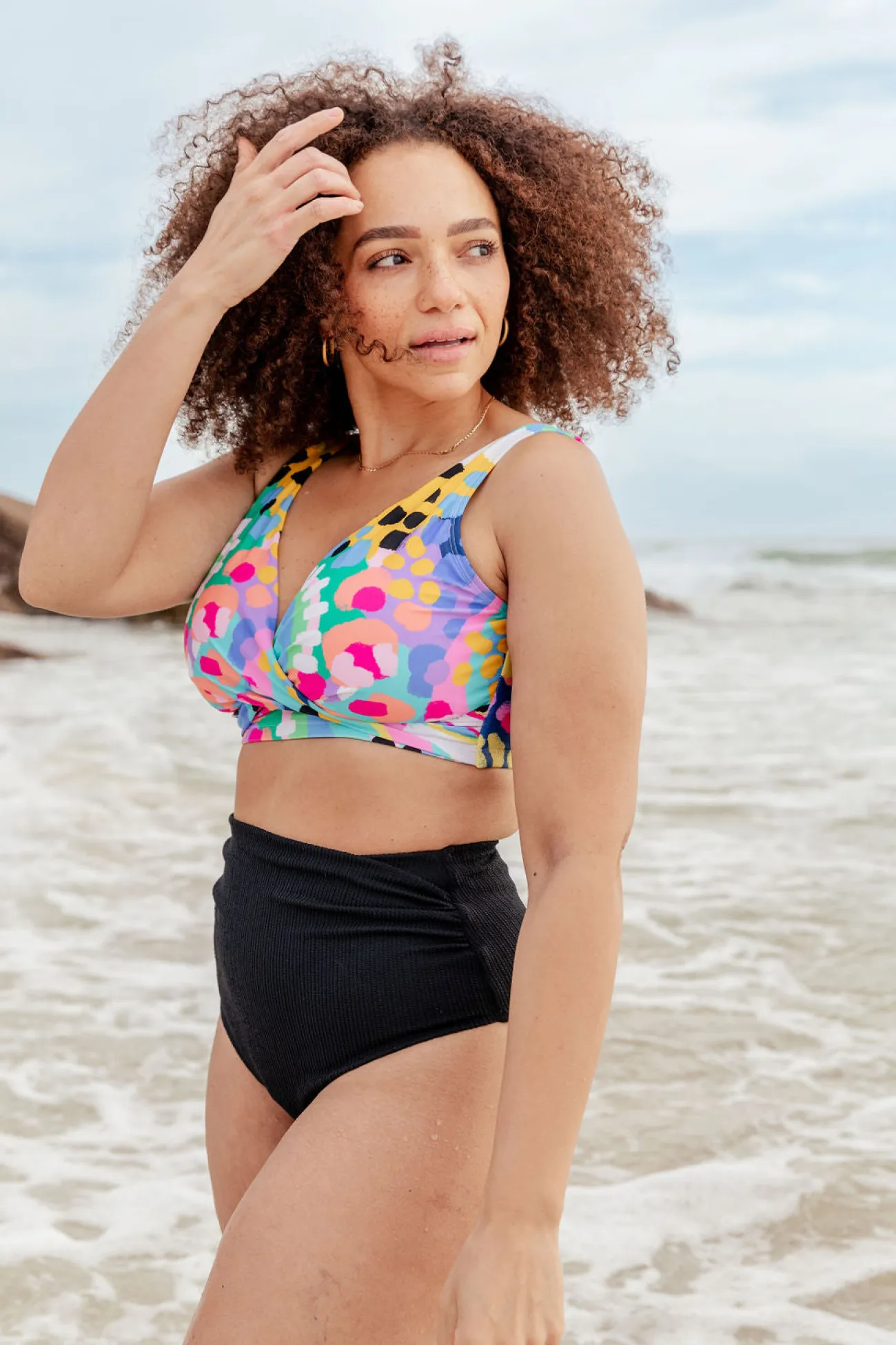 Proud Poppy Clothing Burleigh Bikini Top in Kasey Swim by Kasey Rainbow Fashion