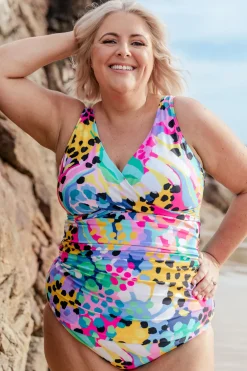 Proud Poppy Clothing Burleigh Tankini Top in Kasey Swim by Kasey Rainbow Discount