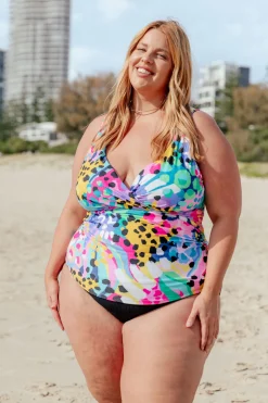 Proud Poppy Clothing Burleigh Tankini Top in Kasey Swim by Kasey Rainbow Discount