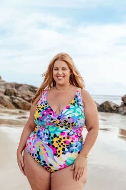 Proud Poppy Clothing Burleigh Tankini Top in Kasey Swim by Kasey Rainbow Discount