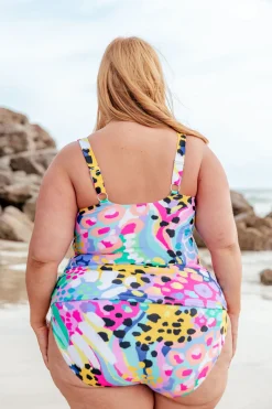 Proud Poppy Clothing Burleigh Tankini Top in Kasey Swim by Kasey Rainbow Discount