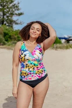 Proud Poppy Clothing Burleigh Tankini Top in Kasey Swim by Kasey Rainbow Discount