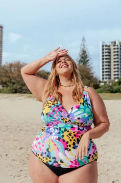 Proud Poppy Clothing Burleigh Tankini Top in Kasey Swim by Kasey Rainbow Discount