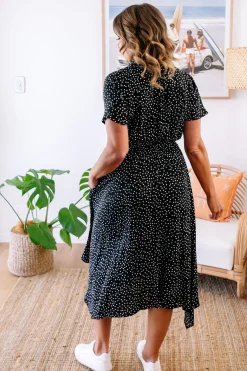 Proud Poppy Clothing Cameron Dress in Black & White Black&White Discount