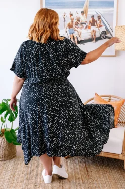 Proud Poppy Clothing Cameron Dress in Black & White Black&White Discount