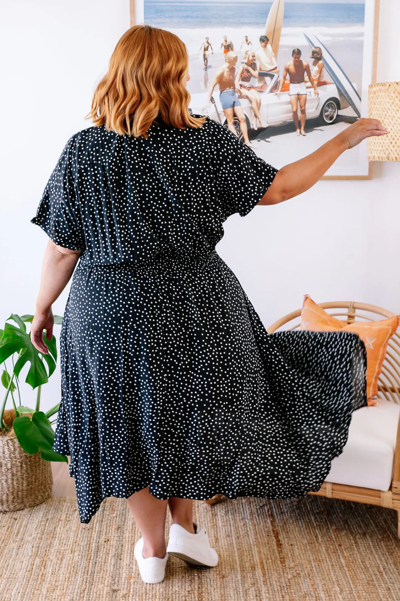 Proud Poppy Clothing Cameron Dress in Black & White Black&White Discount