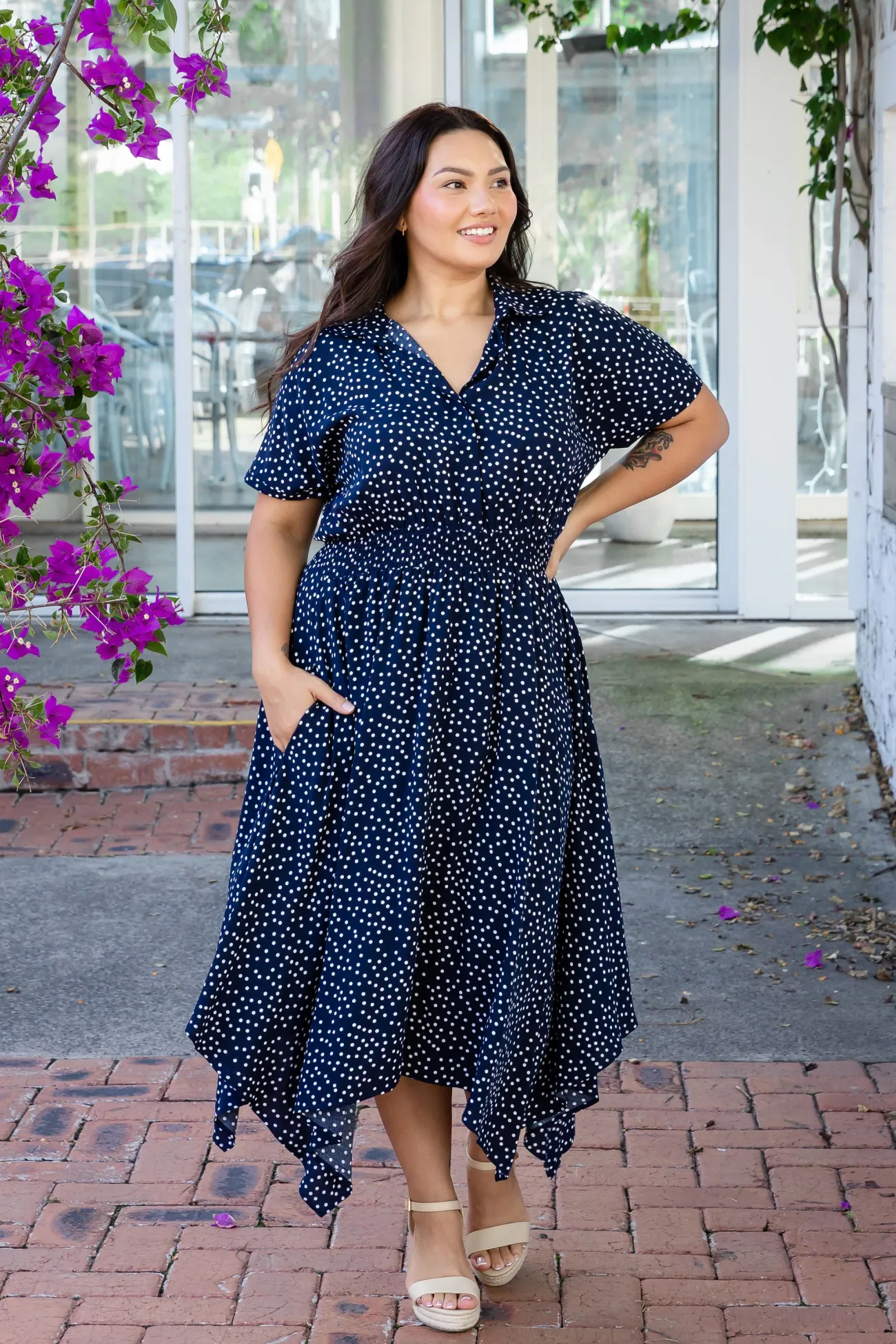 Proud Poppy Clothing Cameron Dress in Navy Online