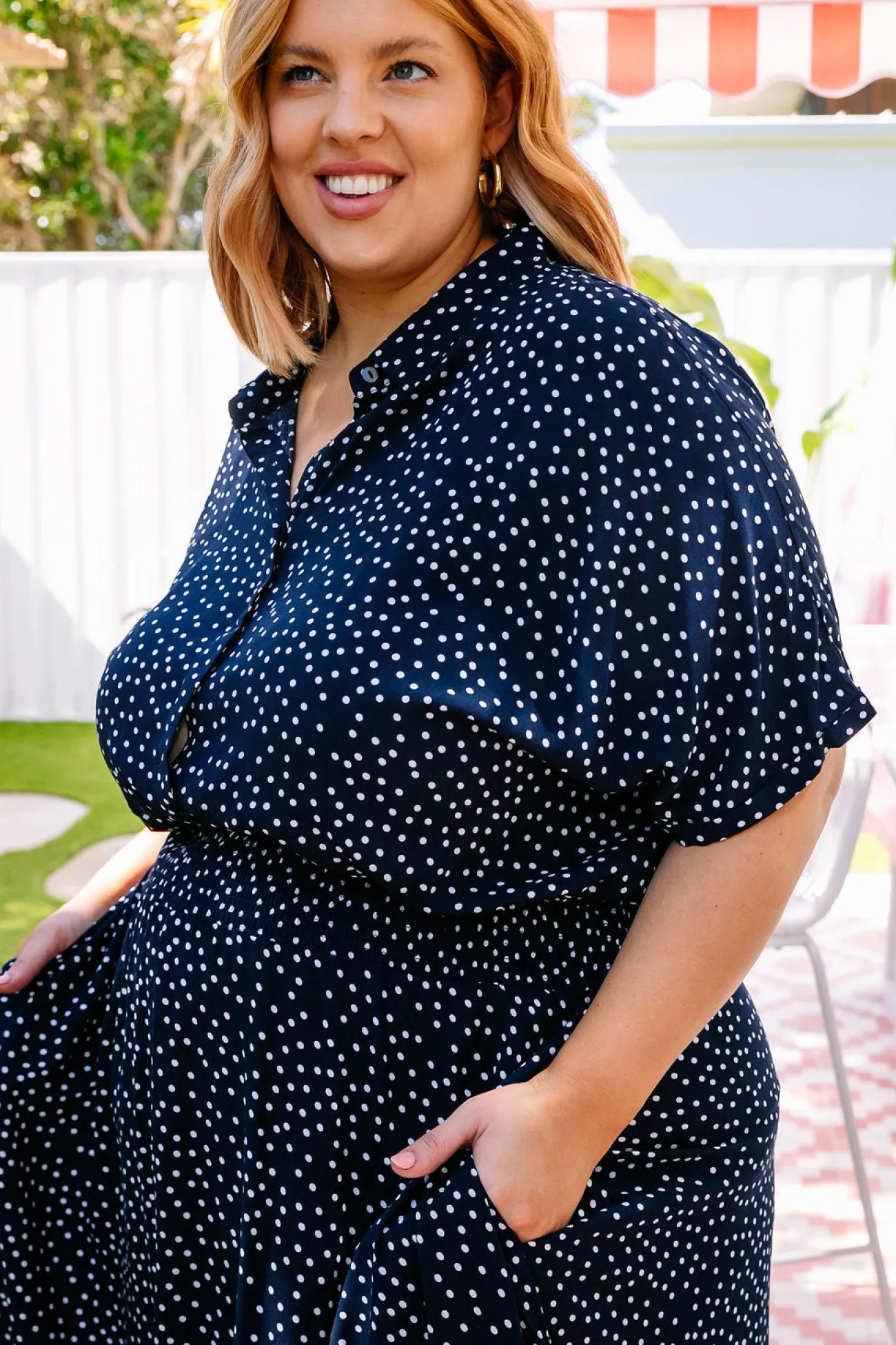 Proud Poppy Clothing Cameron Dress in Navy Online