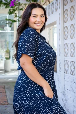 Proud Poppy Clothing Cameron Dress in Navy Online
