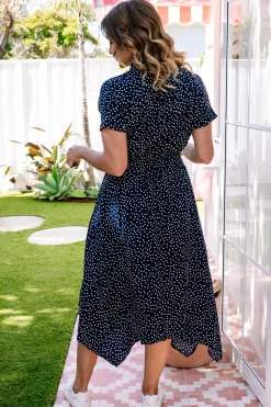 Proud Poppy Clothing Cameron Dress in Navy Online