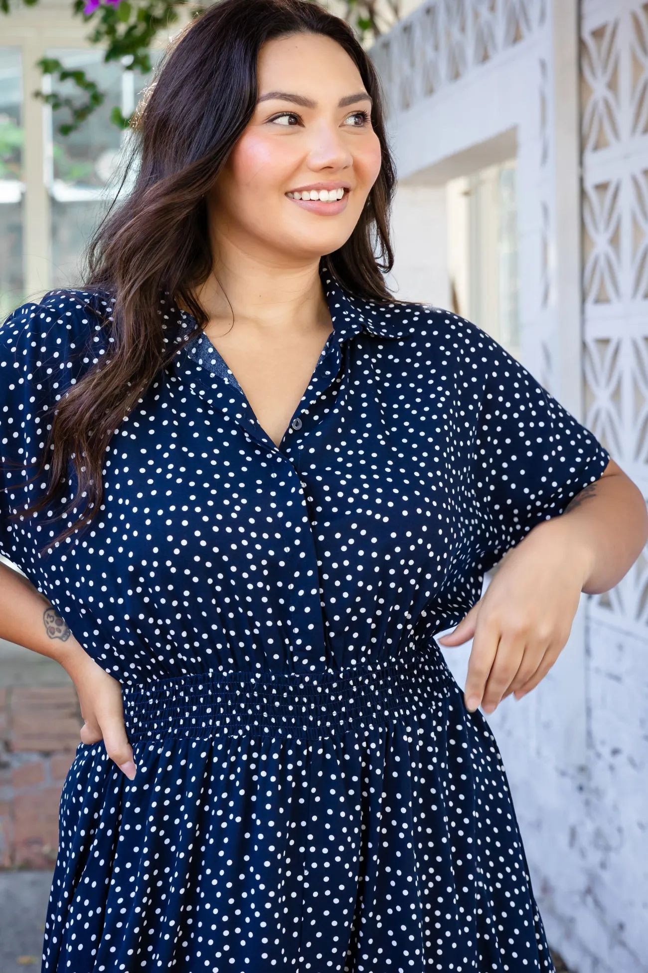 Proud Poppy Clothing Cameron Dress in Navy Online