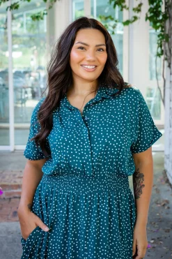 Proud Poppy Clothing Cameron Dress in Teal Discount