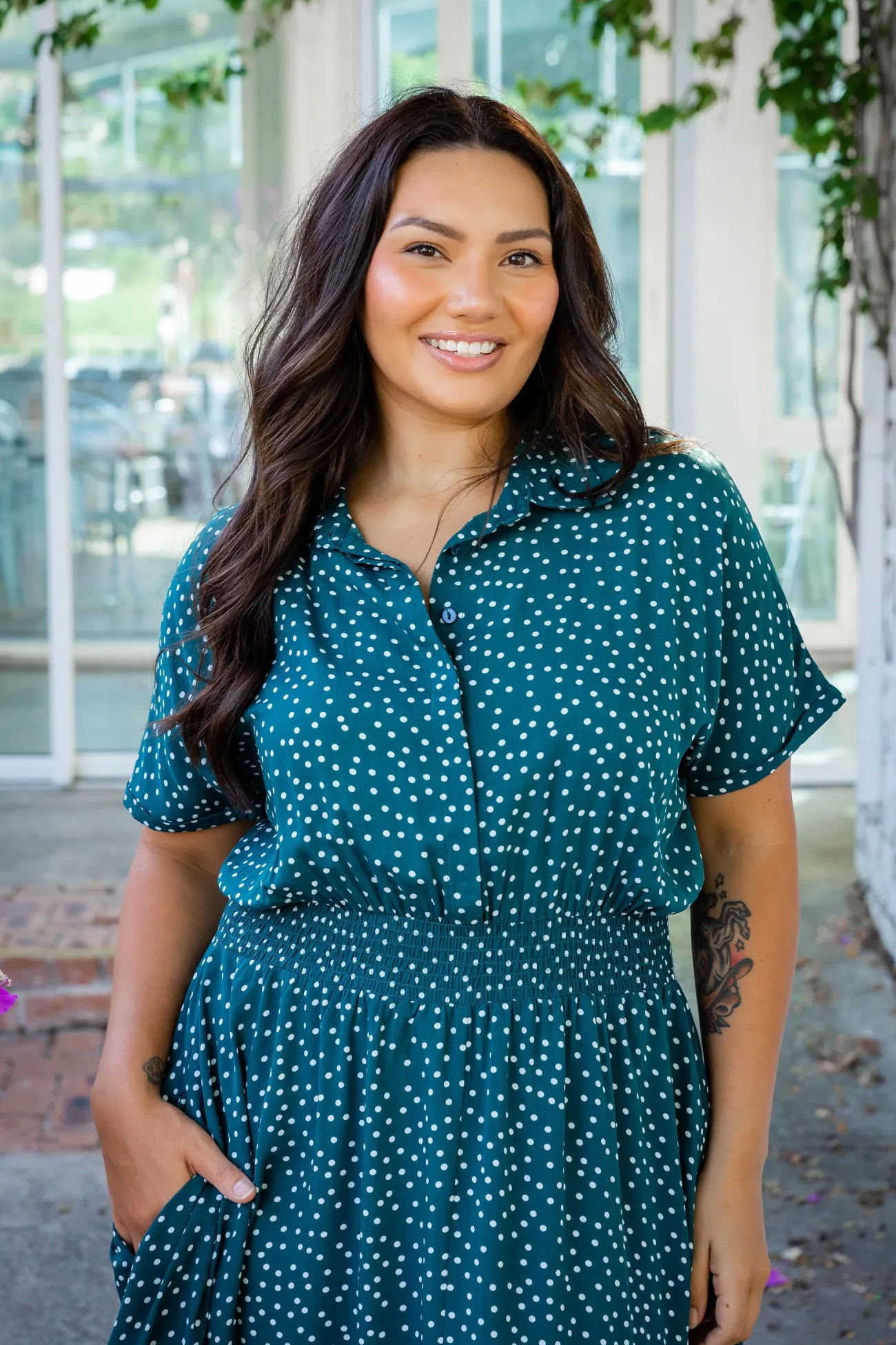 Proud Poppy Clothing Cameron Dress in Teal Discount