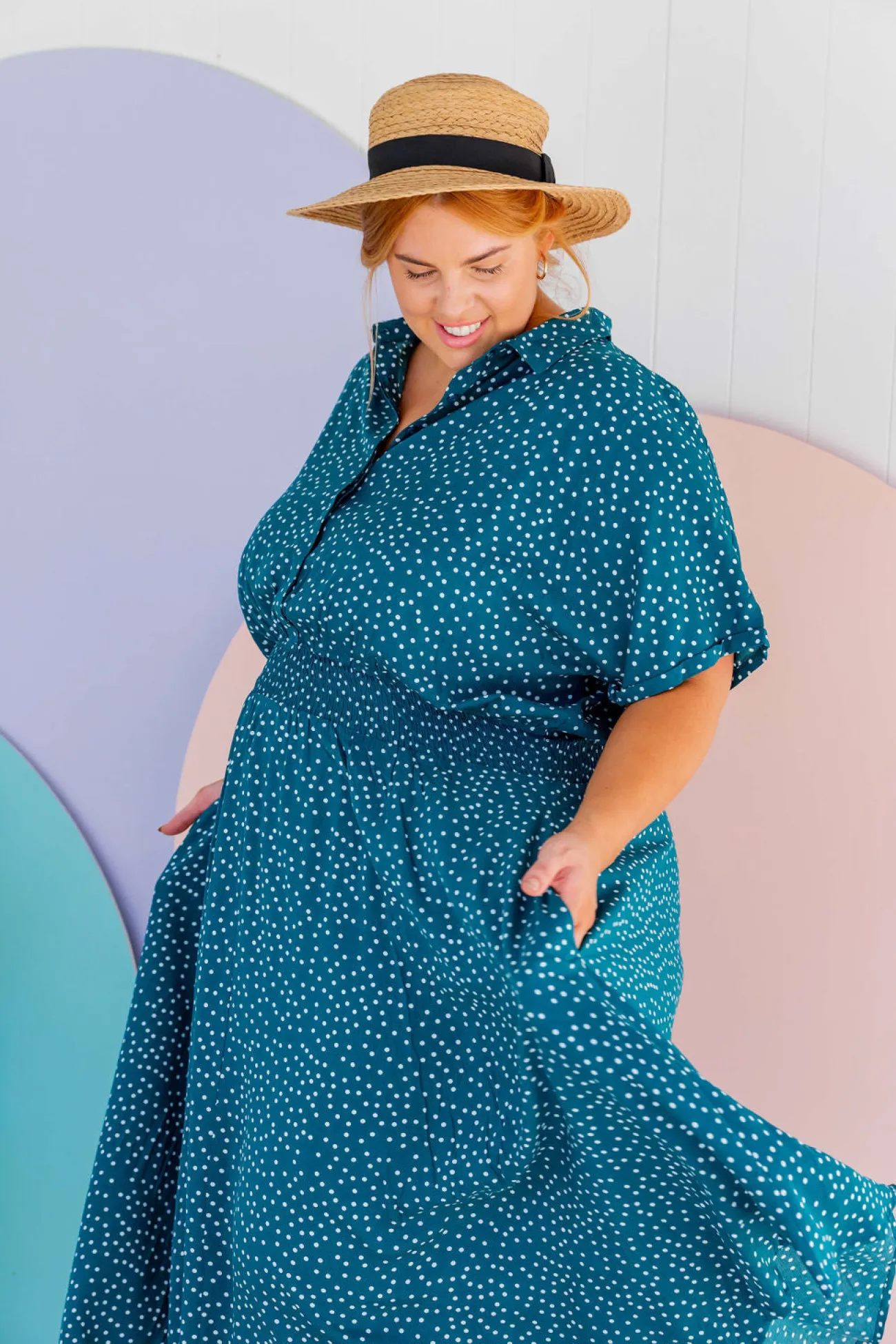 Proud Poppy Clothing Cameron Dress in Teal Discount