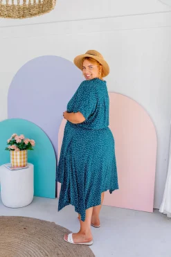 Proud Poppy Clothing Cameron Dress in Teal Discount