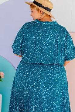 Proud Poppy Clothing Cameron Dress in Teal Discount