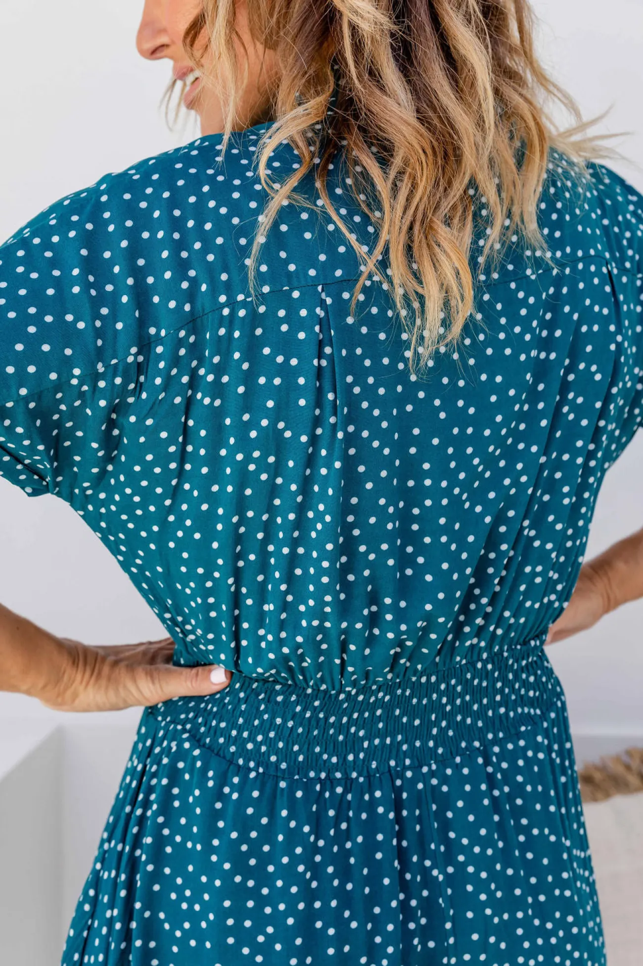 Proud Poppy Clothing Cameron Dress in Teal Discount