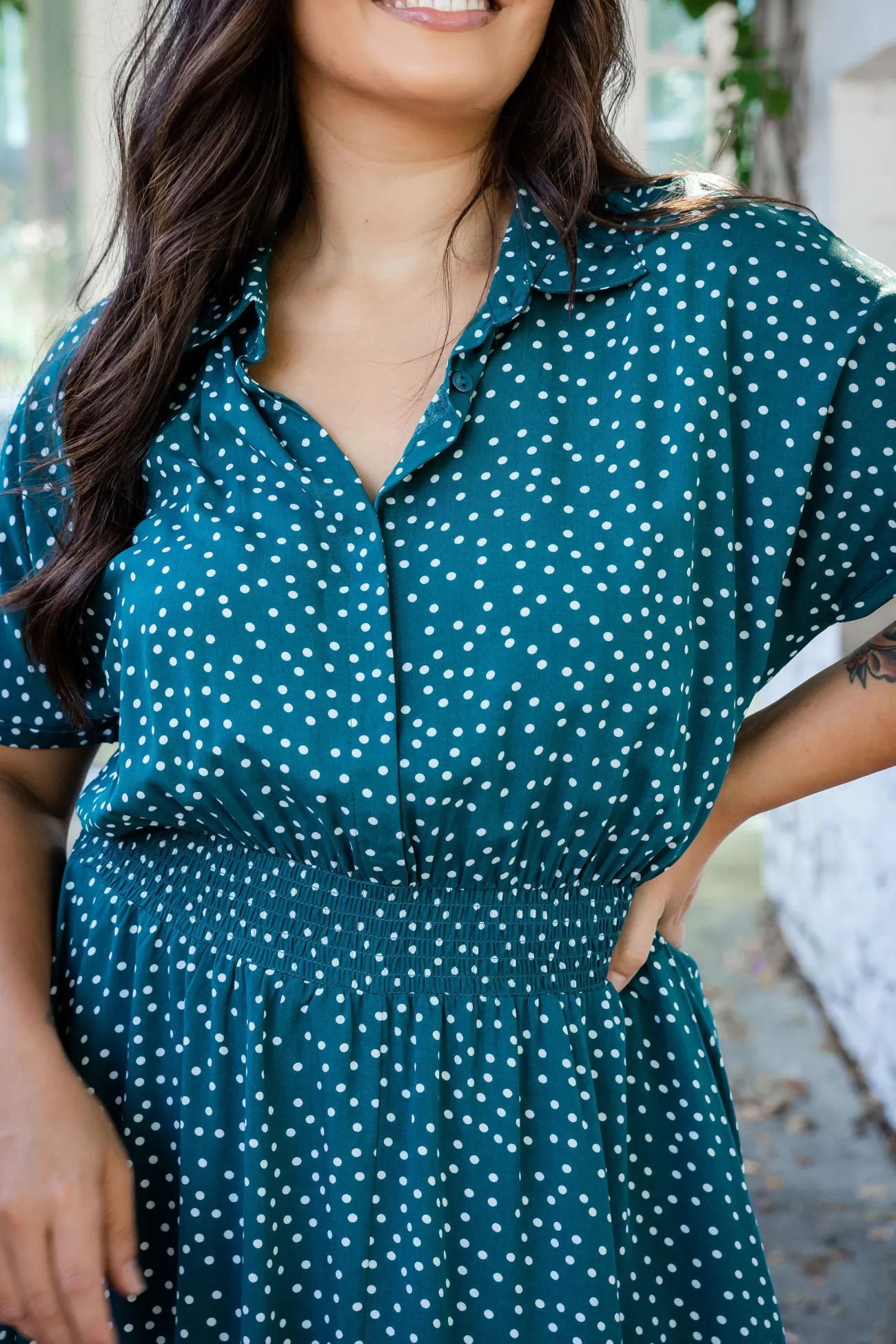 Proud Poppy Clothing Cameron Dress in Teal Discount