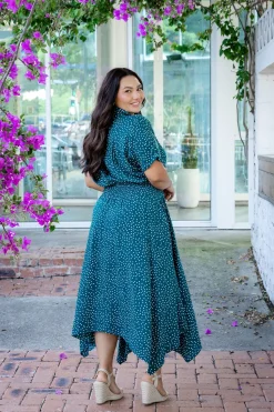 Proud Poppy Clothing Cameron Dress in Teal Discount