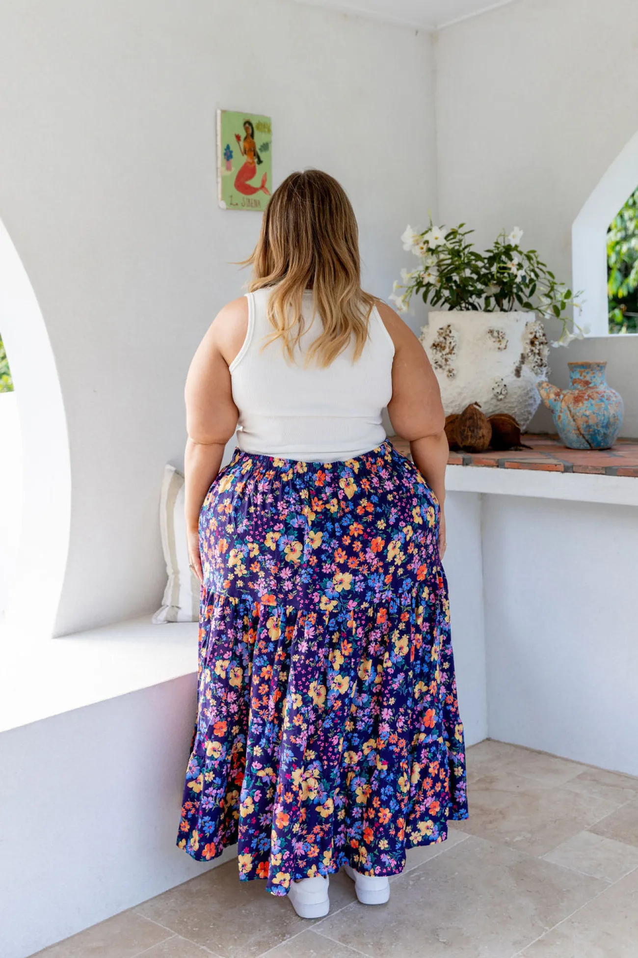 Proud Poppy Clothing Carrie Maxi Skirt in Posie Clearance