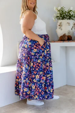 Proud Poppy Clothing Carrie Maxi Skirt in Posie Clearance