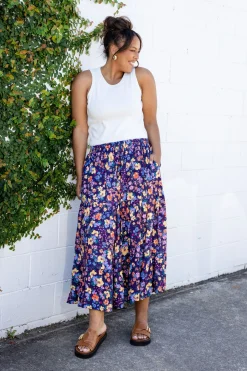 Proud Poppy Clothing Carrie Maxi Skirt in Posie Clearance