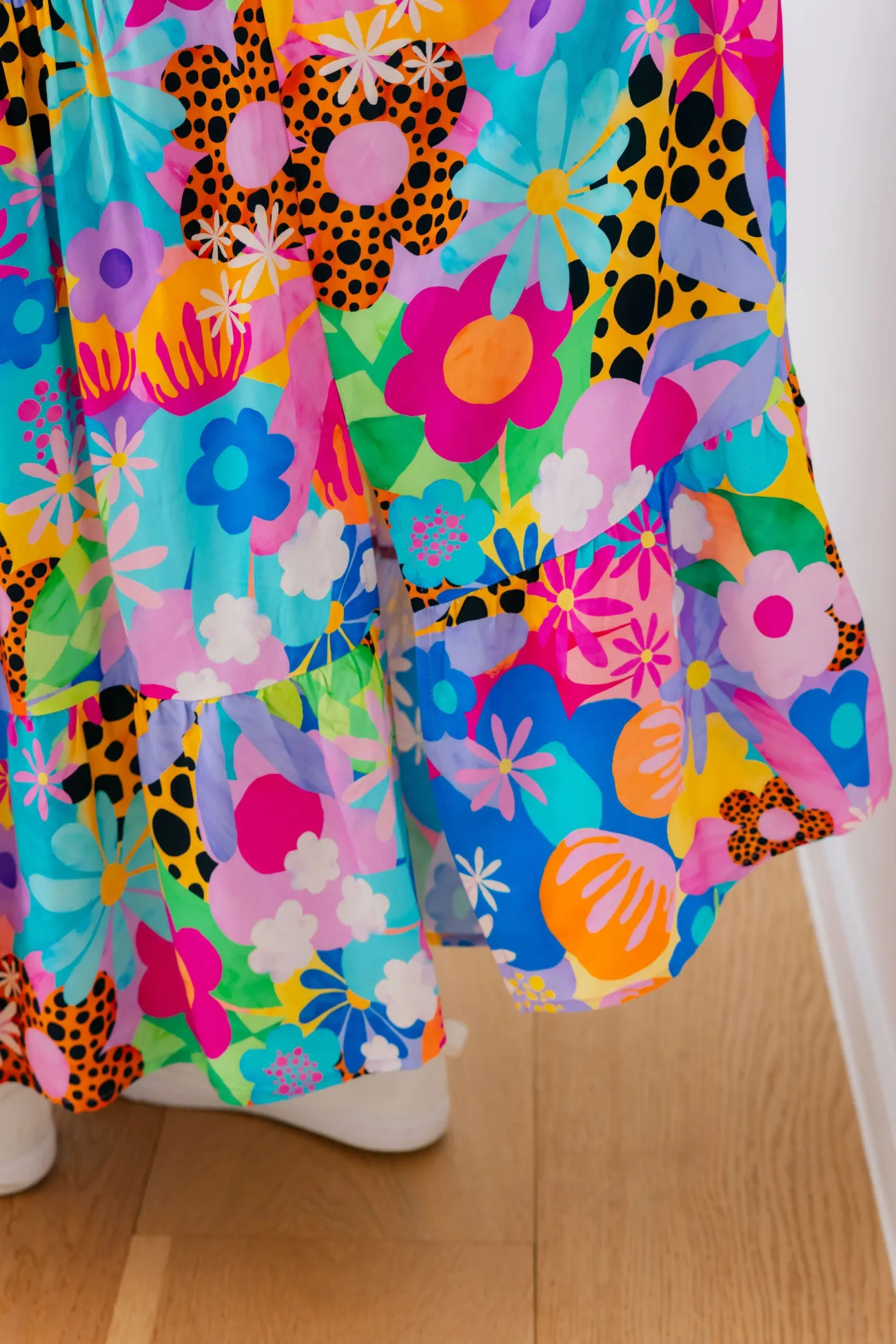 Proud Poppy Clothing Carrie Skirt in Floral Fancy by Kasey Rainbow Best