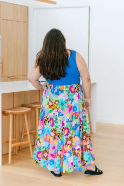 Proud Poppy Clothing Carrie Skirt in Floral Fancy by Kasey Rainbow Best