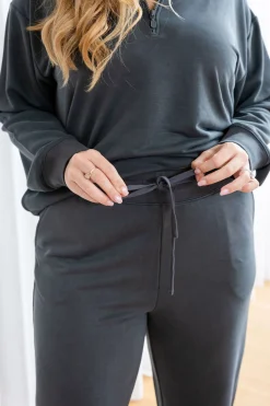 Proud Poppy Clothing Cassie Modal Blend Lounge Pants in Shadow Best