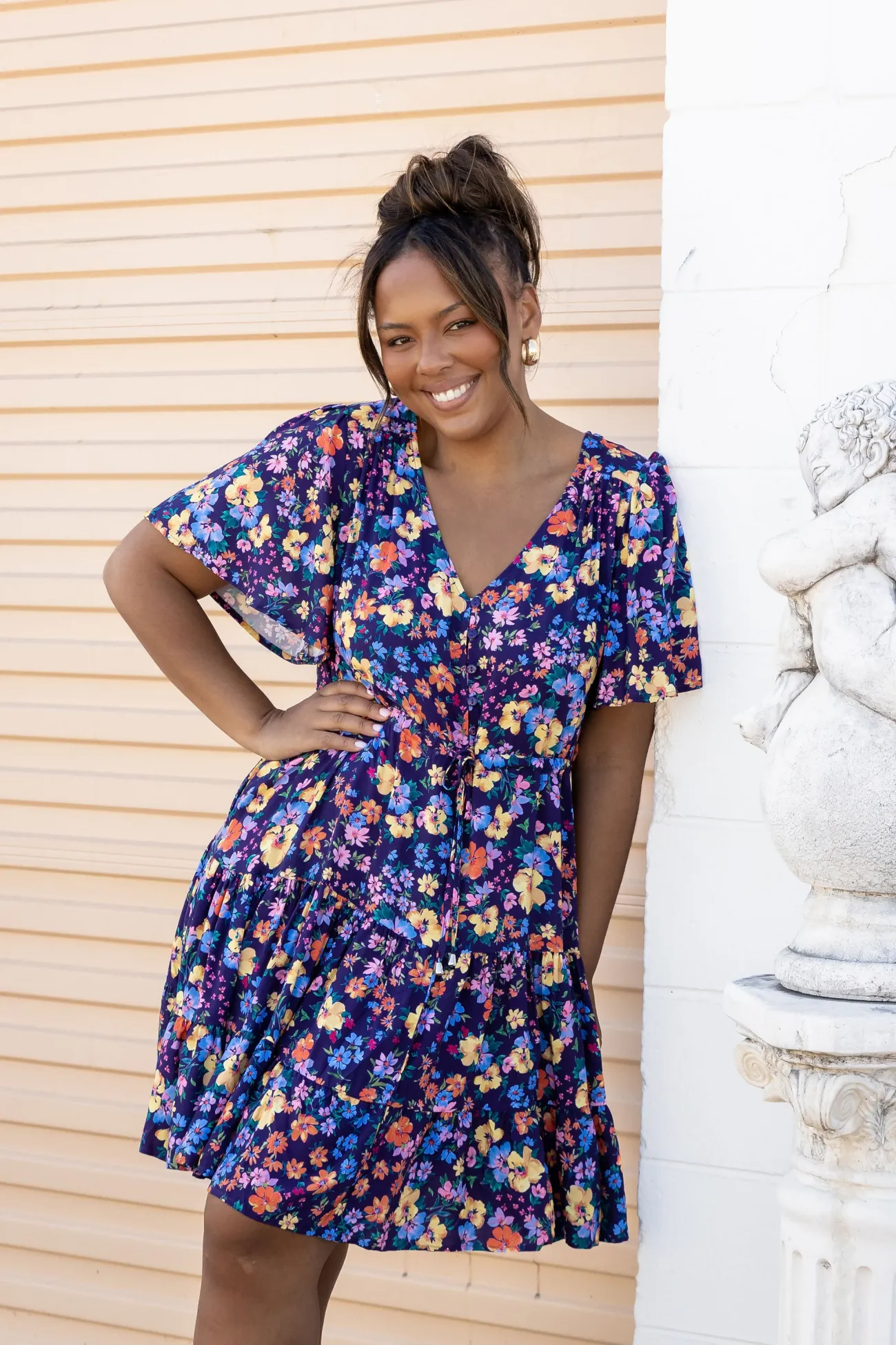Proud Poppy Clothing Charlie Dress in Posie Discount