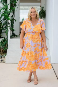 Proud Poppy Clothing Charlize Dress in Honey Bloom HoneyBloom Online