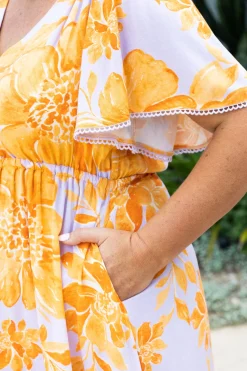 Proud Poppy Clothing Charlize Dress in Honey Bloom HoneyBloom Online
