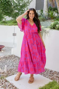 Proud Poppy Clothing Charlize Dress in Summer Floral by Kasey Rainbow Discount