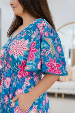 Proud Poppy Clothing Charlize Maxi Dress in Paisley Floral PaisleyFloral Hot