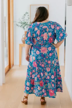 Proud Poppy Clothing Charlize Maxi Dress in Paisley Floral PaisleyFloral Hot