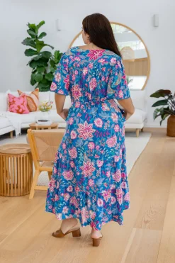 Proud Poppy Clothing Charlize Maxi Dress in Paisley Floral PaisleyFloral Hot